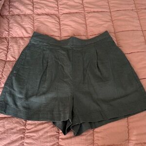 Madewell pull on linen Shorts